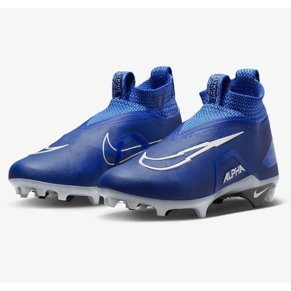 Nike Alpha Menace Elite 3 Flyknit Football Cleats Royal Men’s Sz 10.5 CT6648-414